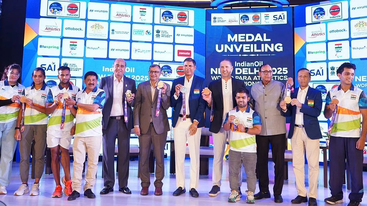PCI : India unveiled medals for New Delhi 2025 World Para Athletics Championships.