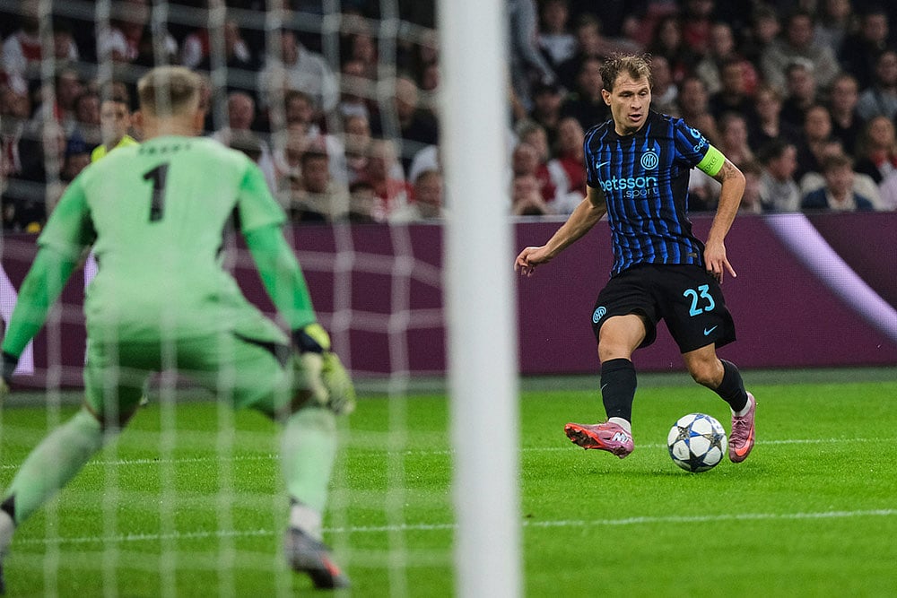 Champions League Soccer Match: AFC Ajax vs Inter Milan