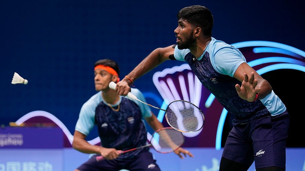 | Photo: AP : File photo of Satwiksairaj Rankireddy and Chirag Shetty.