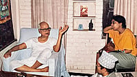 Nepal's Political Journey: Monarchy, Democracy And Everything In Between | Courtesy: Ruchira Gupta : Past Chapters: Ruchira Gupta with Nepalese political leader K.P. Bhattarai