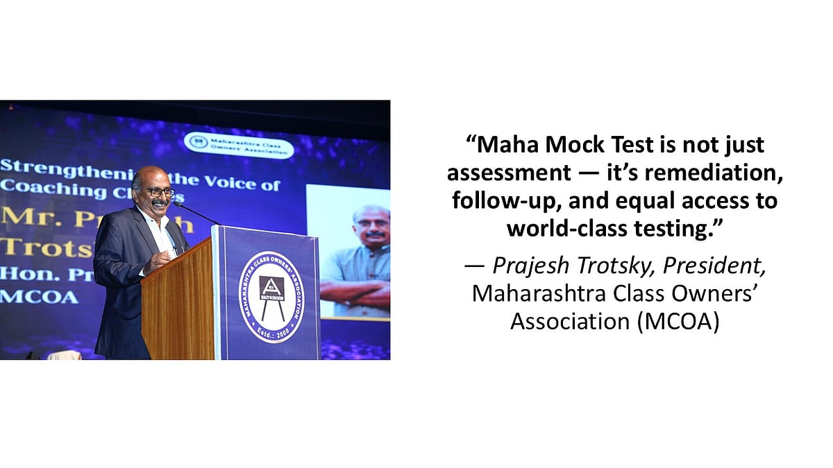 Prajesh Trotsky, President, Maharashtra Class Owners' Association (MCOA)