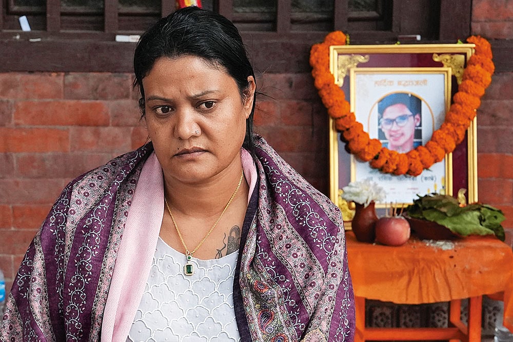 Ashes to Ashes: The mother of Rashik Khatiwada, who died during the protests