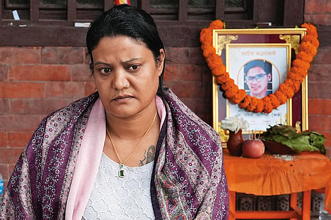 Ashes to Ashes: The mother of Rashik Khatiwada, who died during the protests
