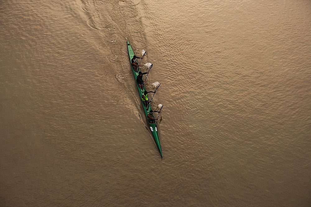 Yamuna rivers water level recedes