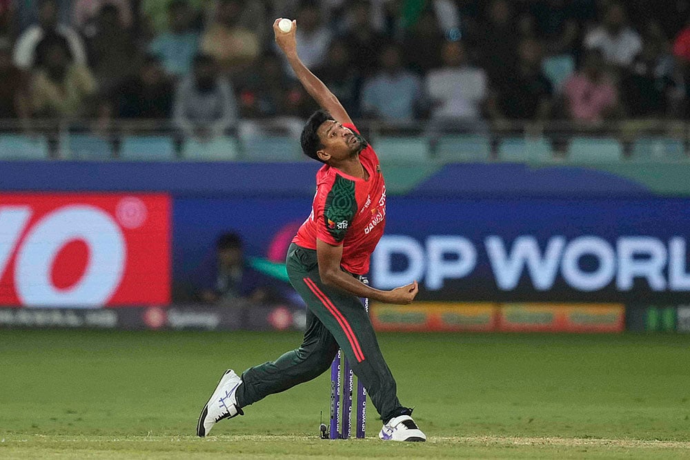 Asia Cup 2025 Super Four T20 match Sri Lanka Vs Bangladesh photos_Mustafizur Rahman