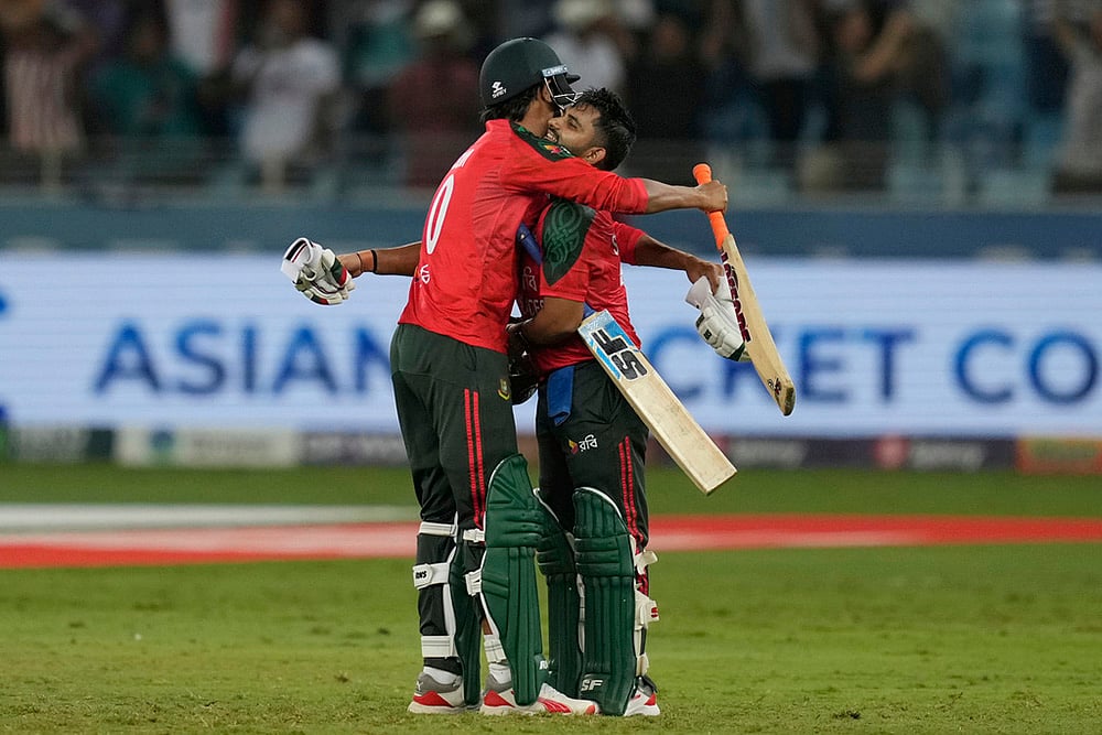 | Photo: AP/Altaf Qadri : Asia Cup 2025 Super Four: Sri Lanka Vs Bangladesh