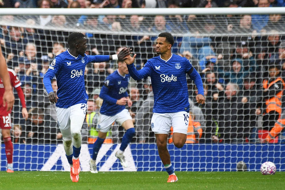 English Premier League 2025-26 Liverpool and Everton EPL Soccer photos: Idrissa Gueye