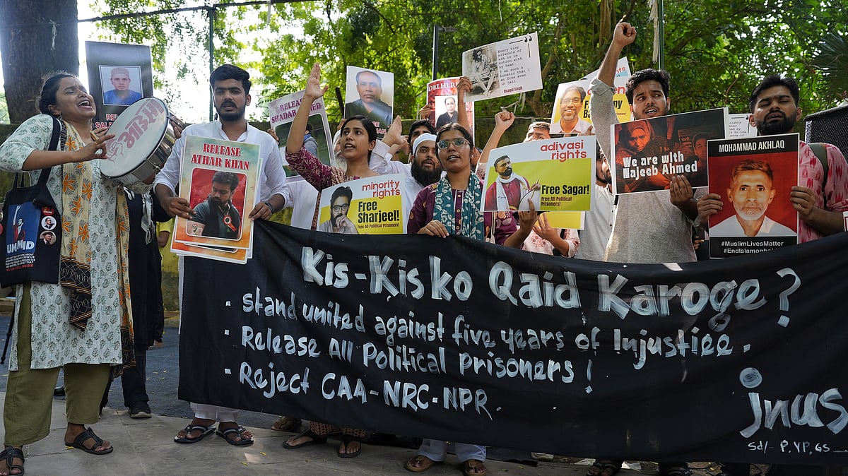 SURESH K PANDEY : JNUSU Protest at Jantar Mantar
