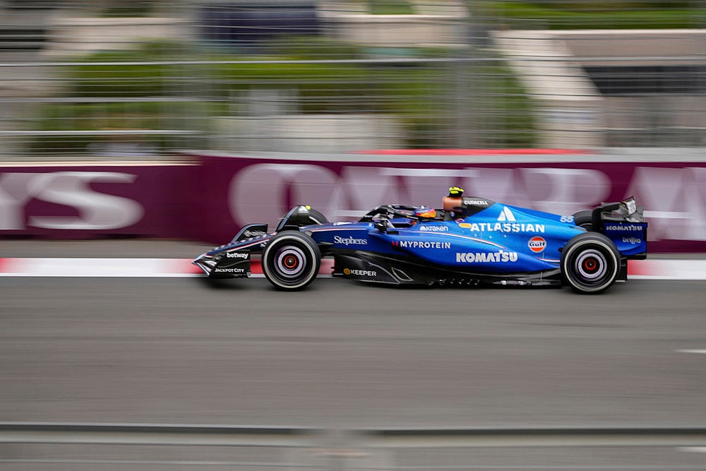 2025 Azerbaijan Formula One Grand Prix Auto race in Baku photos_Williams driver Carlos Sainz