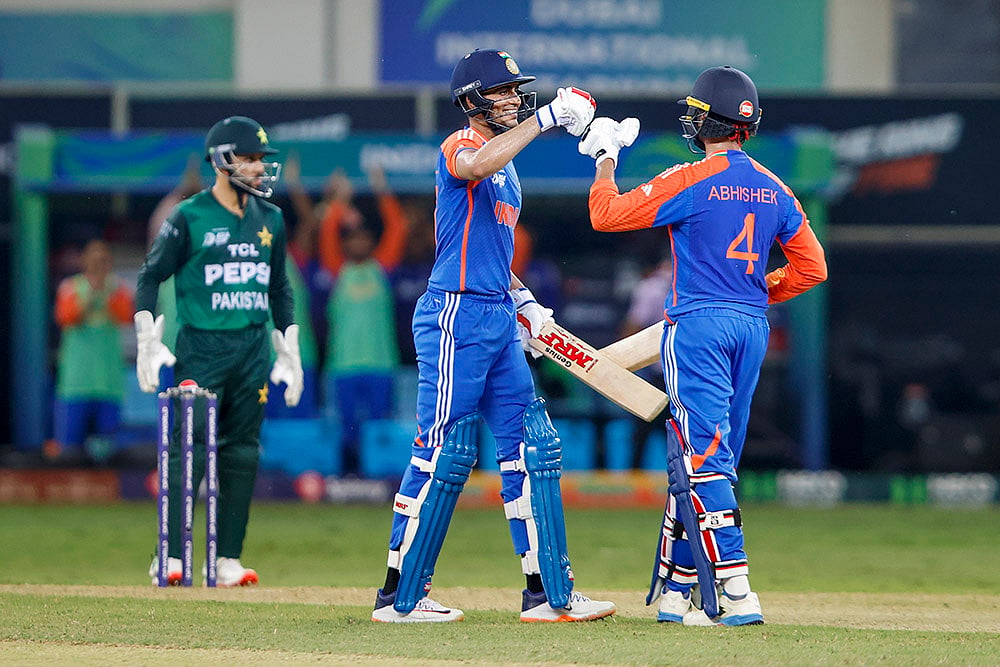 | Photo: Creimas/Asian Cricket Council via PTI  : Asia Cup 2025 Super Four: India vs Pakistan