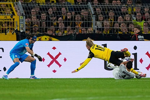 Bundesliga Soccer Match: Borussia Dortmund Vs Wolfsburg