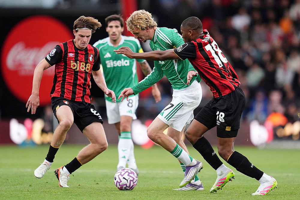 | Photo: Adam Davy/PA via AP : English Premier League 2025-26: Bournemouth vs Newcastle United