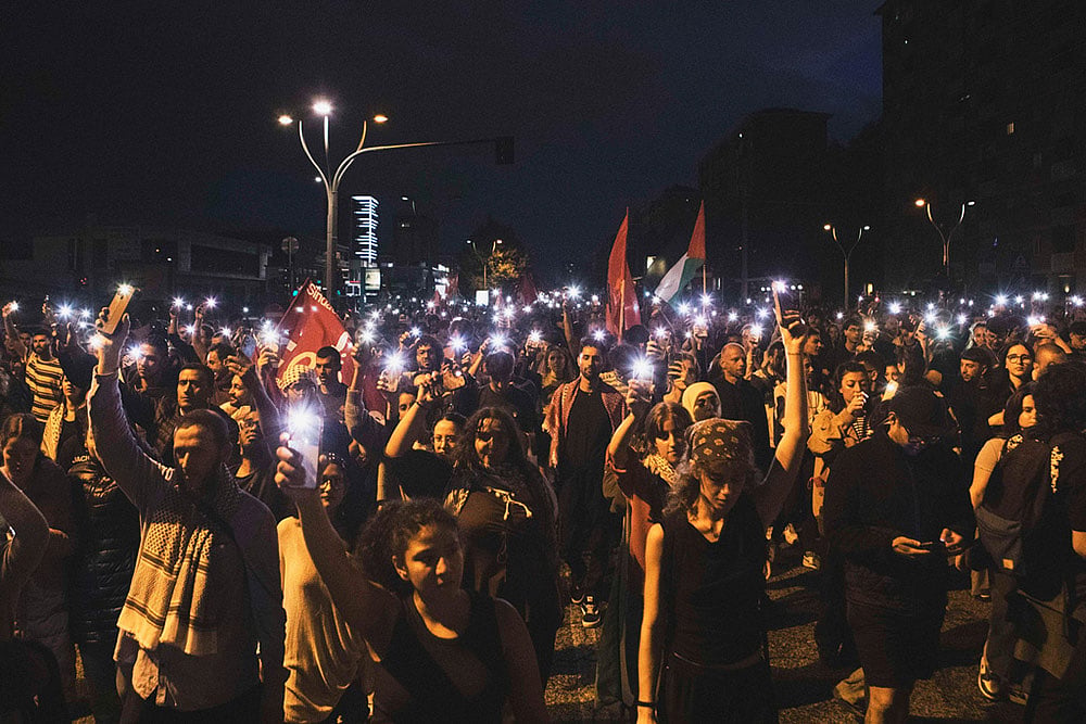 Pro-Palestinians nation-wide protest and general strike in Italy over Gaza war_11