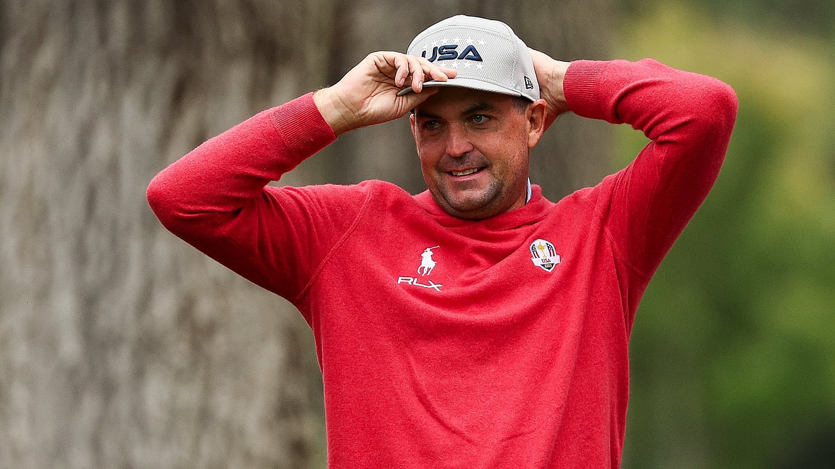 Team USA's captain Keegan Bradley