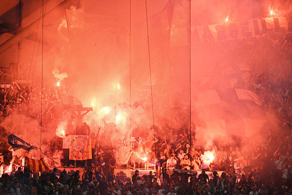 French League One soccer match: Marseille vs Paris Saint-Germain