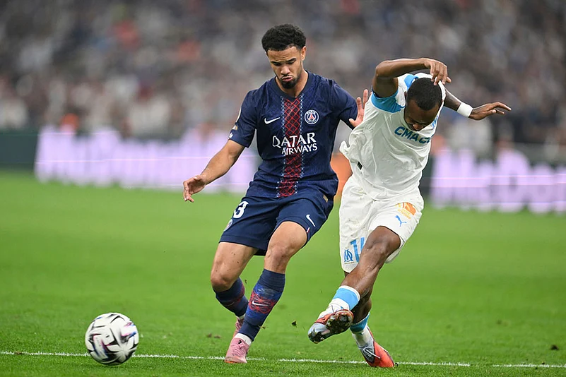 French League One soccer: Marseille vs Paris Saint-Germain