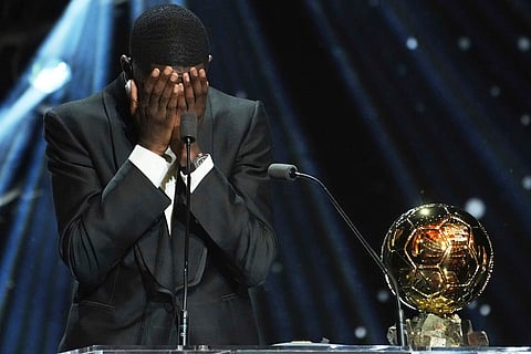 Ballon d’Or awards ceremony: PSG's Ousmane Dembélé (Golden Ball)