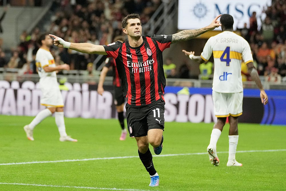 | Photo: AP/Luca Bruno : Coppa Italia 2025-26: AC Milan Vs Lecce