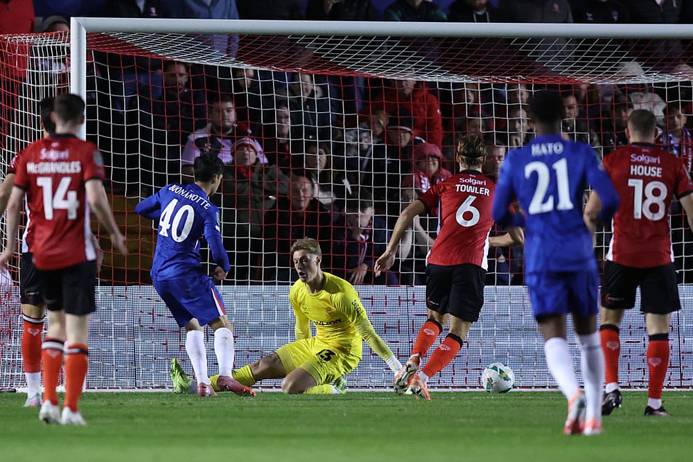English football league Cup 2025-26 Lincoln City Vs Chelsea photos_Facundo Buonanotte