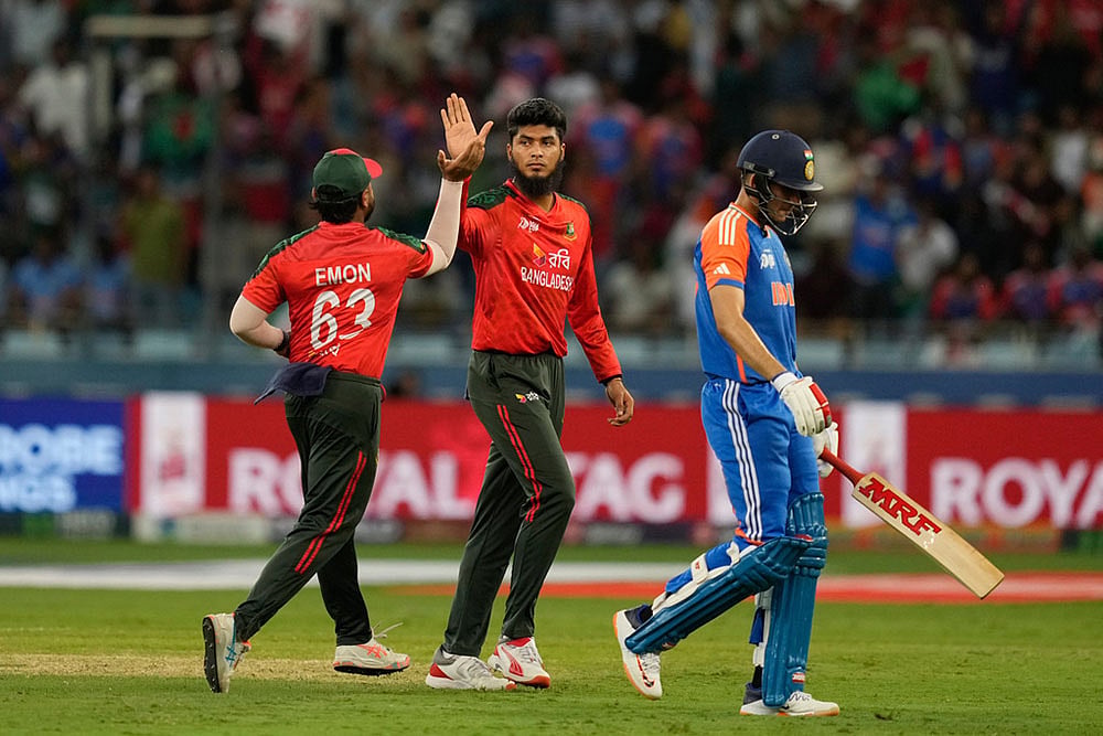 Asia Cup cricket Super 4 match India vs Bangladesh photos_Rishad Hossain