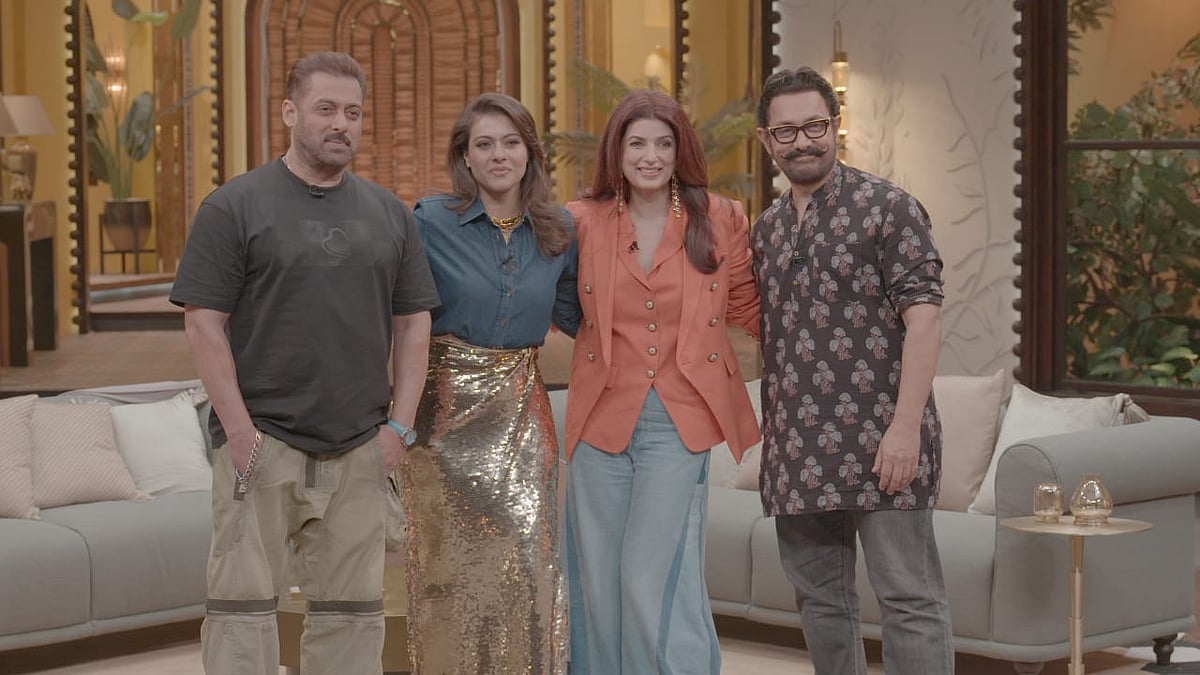 Specially arranged : Salman Khan and Aamir Khan appear on Prime Video's Two Much with Kajol and Twinkle 