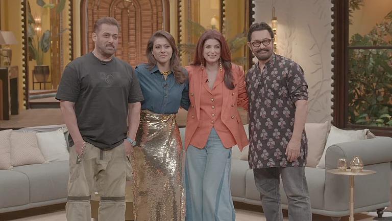 Salman Khan and Aamir Khan appear on Prime Video's Two Much with Kajol and Twinkle - Specially arranged