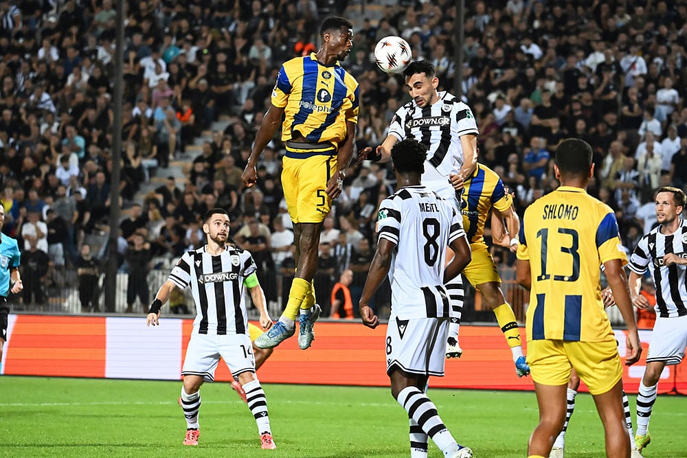 Europa League 2025-26 Soccer POAK FC Vs Maccabi Tel Aviv_Mohamed Ali Camara