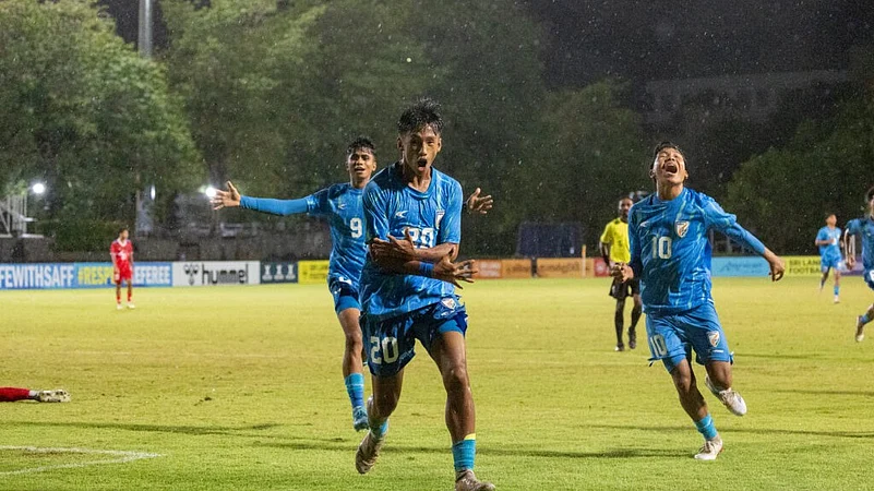 india vs Nepal match report SAFF U17 Championship 2025 semifinal