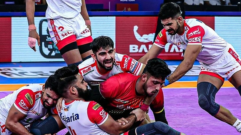 X/ProKabaddi : UP Yoddhas registered a tie-breaker victory.