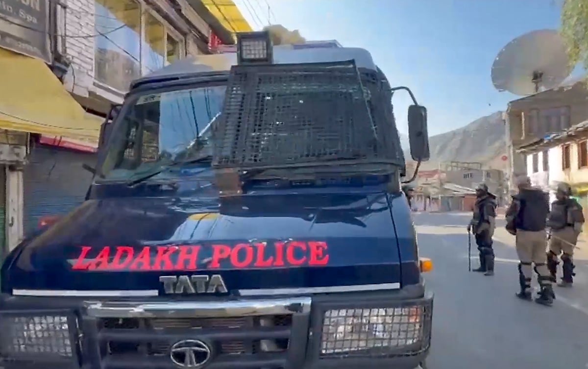 PTI : Ladakh curfew