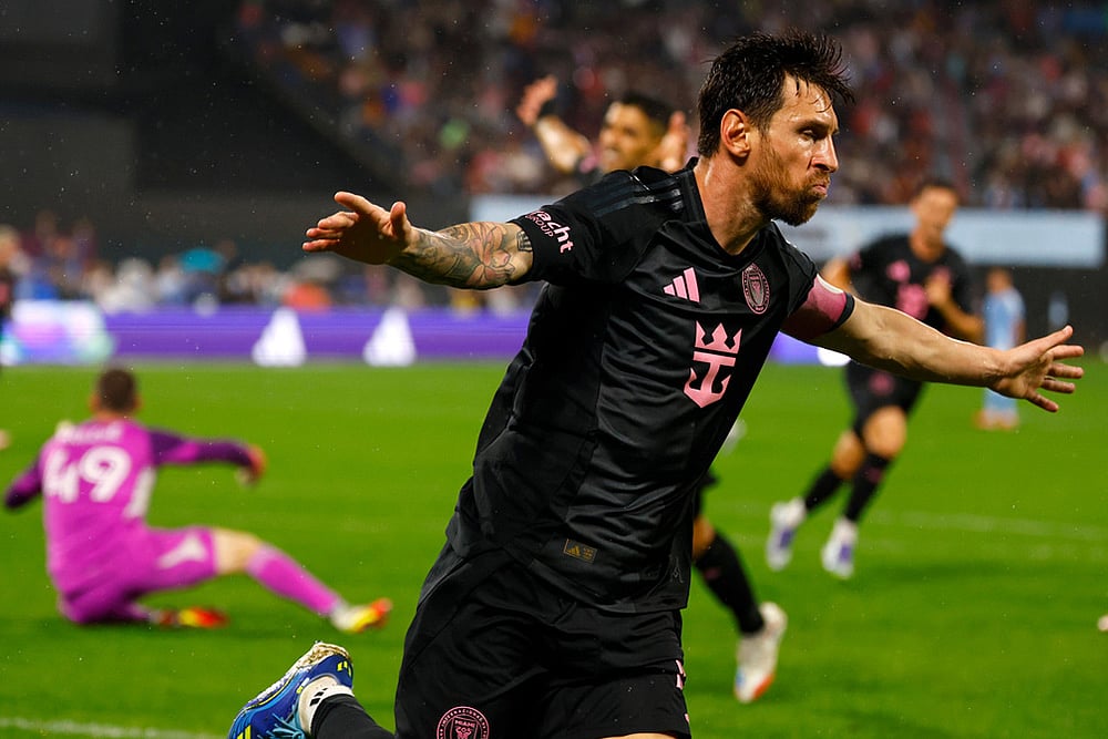 MLS soccer game New York City FC vs Inter Miami_Lionel Messi 