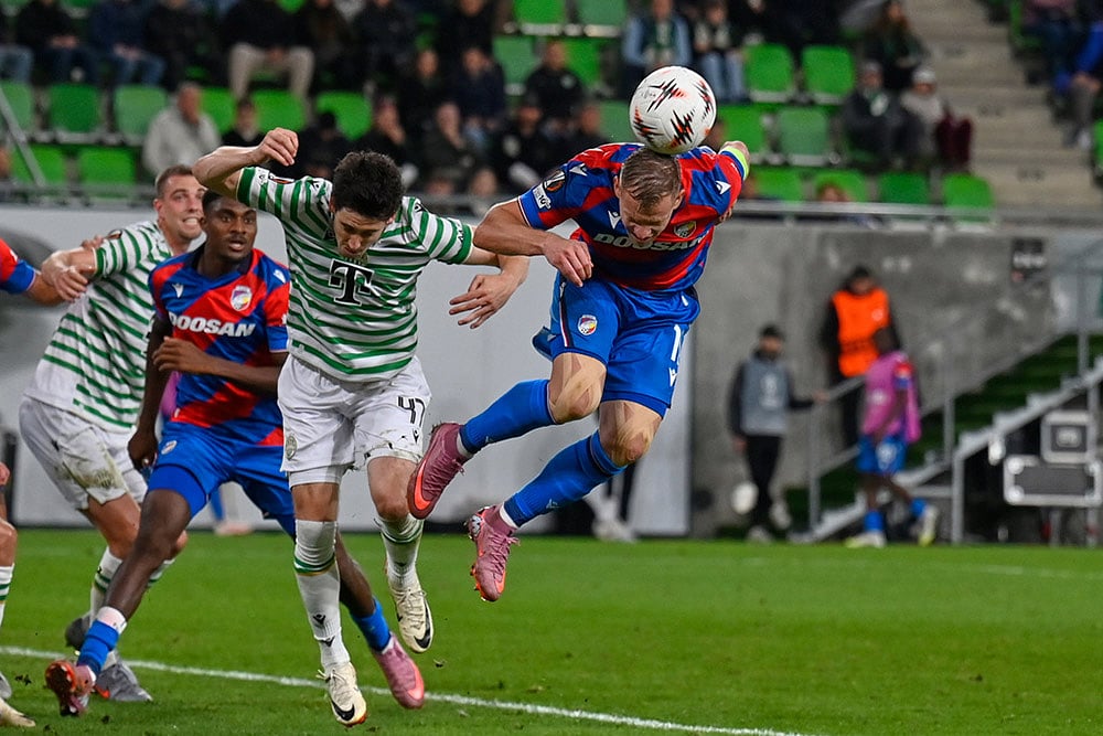 UEFA Europa League soccer Ferencvaros vs Viktoria Plzen_Matej Vydra