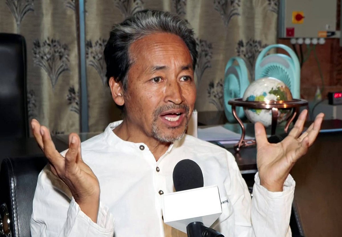 (ANI Video Grab) : Sonam Wangchuk 