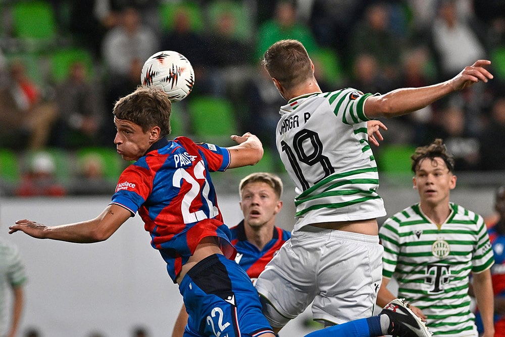 UEFA Europa League soccer Ferencvaros vs Viktoria Plzen_ Jan Paluska