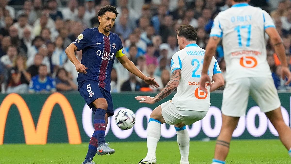 Marquinhos was injured against Marseille