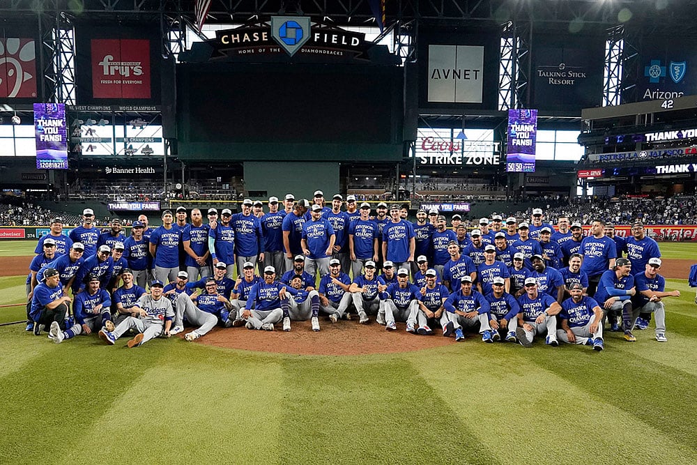 MLB NL West title match Los Angeles Dodgers vs Arizona Diamondbacks 