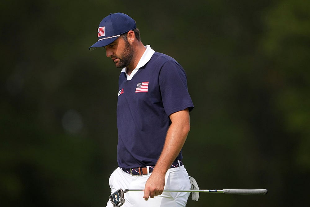 Ryder Cup Golf tournament 2025 Day 2 United States vs Europe_Scottie Scheffler