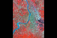 Geography Of Rebels: From Calcutta To Shanghai | Photo: Imago/Piemags : A Familiar Place: Satellite image of the city of Kolkata