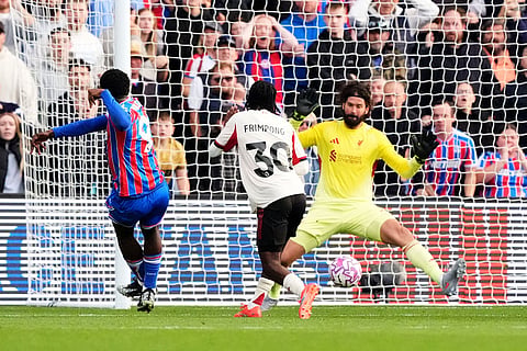 English Premier League 2025-26: Crystal Palace vs Liverpool
