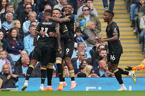 English Premier League 2025-26: Burnley and Manchester City