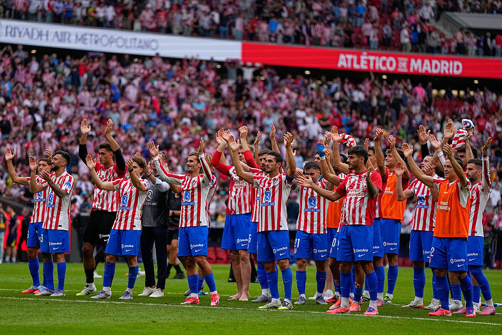 Spain soccer La Liga 2025-26 Atletico Madrid vs Real Madrid: 1