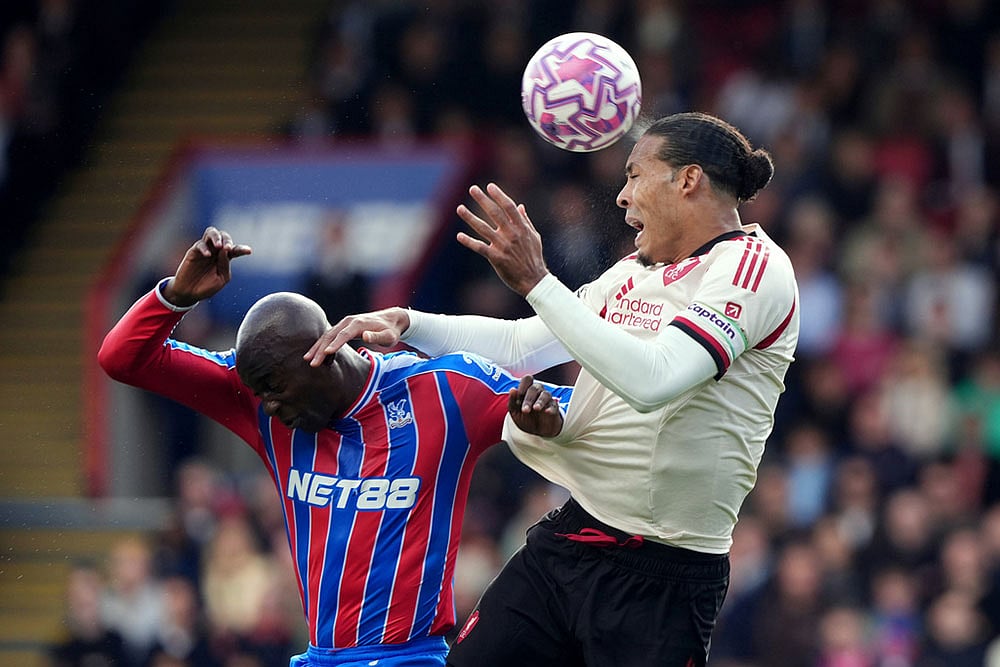Britain soccer Premier League 2025-26 Crystal Palace vs Liverpool_Virgil van Dijk