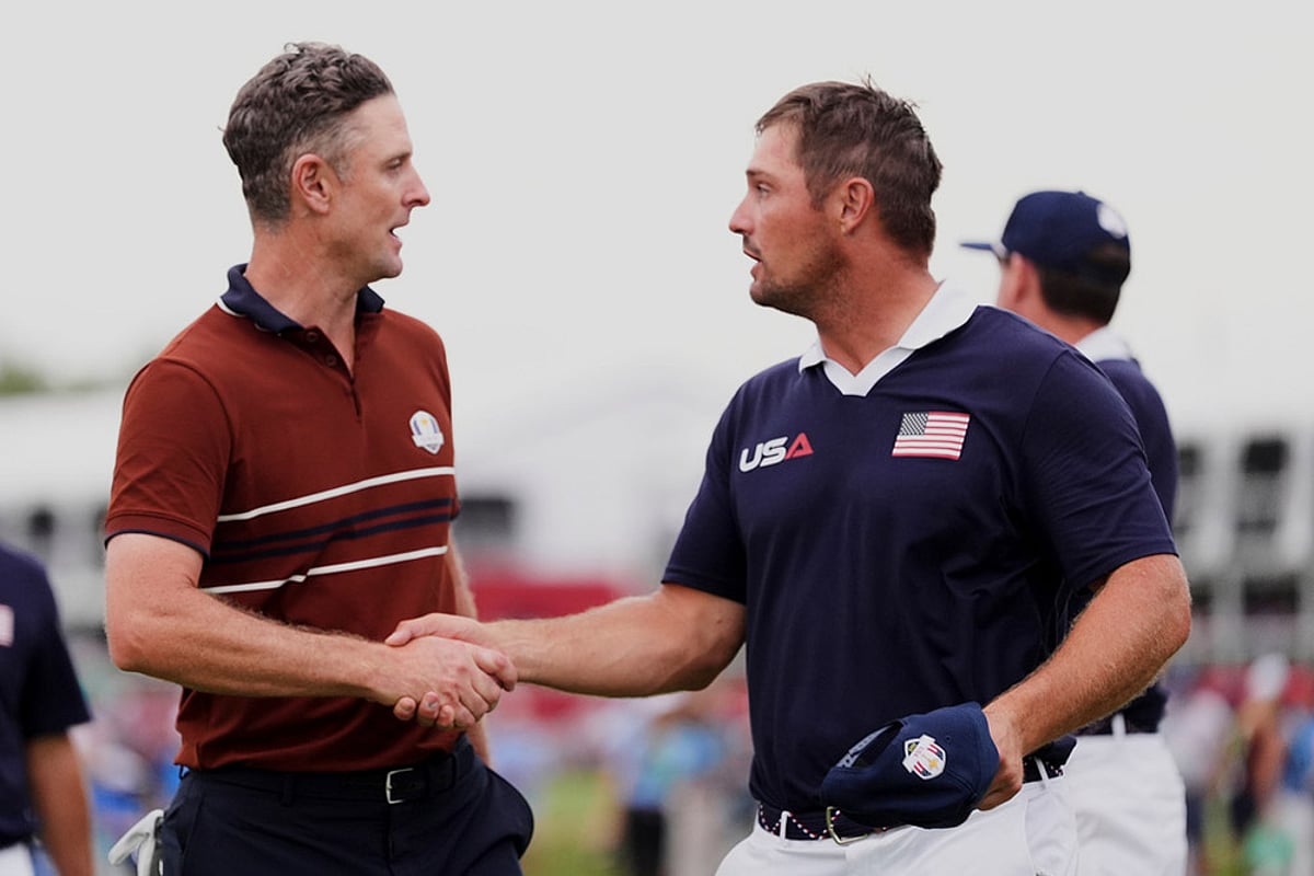 Ryder Cup Golf tournament 2025 Day 2 United States vs Europe_Bryson DeChambeau