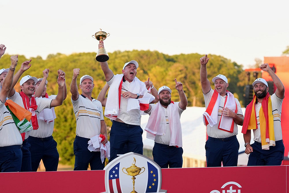 | Photo: AP/Matt Slocum : Ryder Cup Golf 2025 Final
