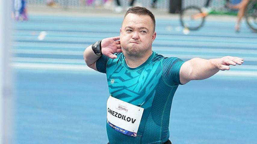 SAI : Denis Gnezdilov smashed the men's shot put F40 world record twice
