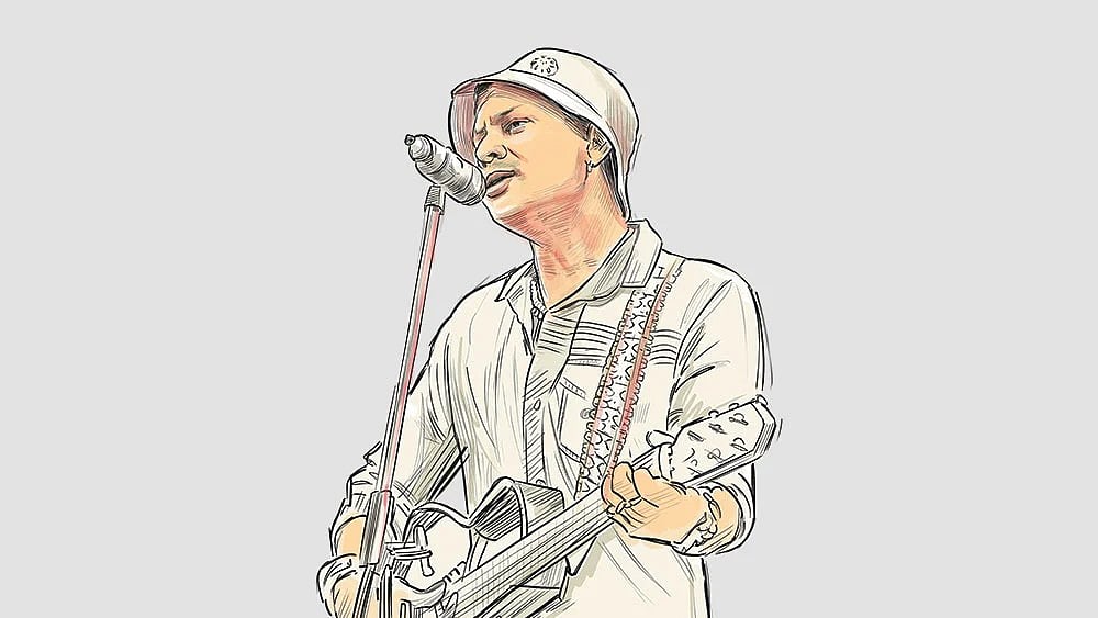 Illustration: Saahil : Zubeen Garg (1972-2025)