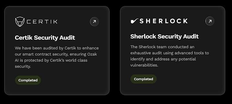 Certik and Ozak AI Audits
