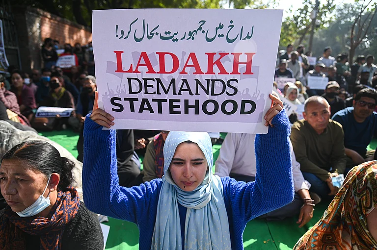 The Leh Apex Body (LAB) and the Kargil Democratic Alliance (KDA) have been engaged in discussions with the Centre since 2021. - IMAGO / ZUMA Press Wire; Representaitve image