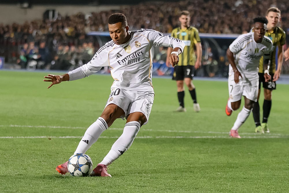 UEFA Champions League 2025-26 match KAI vs RMD_Kylian Mbappe