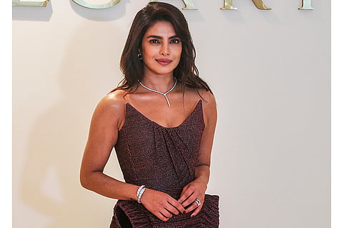 Priyanka Chopra at Bvlgari's Serpenti Infinito Exhibition inauguration
